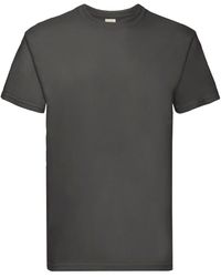 Fruit Of The Loom - Super Premium T-shirt (licht Grafiet) - Lyst