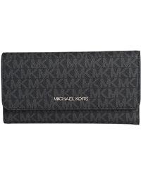 Michael Kors - Jet Set Travel 35s8gtvf7l Lange Leren Portemonnee Voor Vrouwen - Lyst