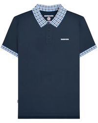 Lambretta - Gingham Big & Tall Polo Shirt Cotton - Lyst