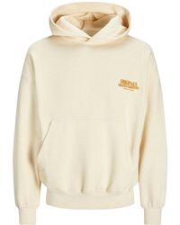 Jack & Jones - And Lettering Hoodie Cotton - Lyst
