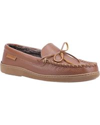 Hush Puppies - Herren Ace Leder Hausschuhe (Tan) - Lyst
