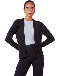 Roman - Petite Plain Stretch Cardigan - Lyst