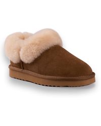 Aus Wooli - Australia Sheepskin Wool Coogee Traditional Ankle Slippers - Lyst