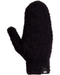 Trespass - Ladies Seth Knitted Ski Mittens (Dark) - Lyst