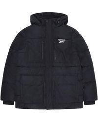 Reebok - Puffer Parka Jacket - Lyst
