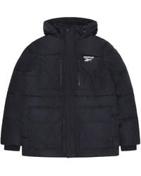 Reebok - Puffer Parka Jacket - Lyst