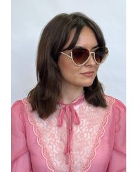 SVNX - Upper Rimless Pearl Sunglasses - Lyst
