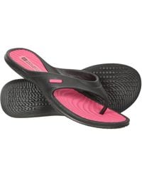Mountain Warehouse - 'Street' Flip Flops With Toe Stopper Eva Footbed Single Strap Slip-On Comfy Slippers - Lyst