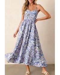 Azura Exchange - Floral Print Maxi Dress - Lyst
