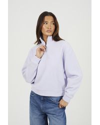 Brave Soul - Half Zip Polar Fleece Sweatshirt - Lyst