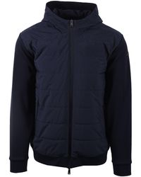 Paul & Shark - Full Zip Hybrid Jacket Cotton - Lyst