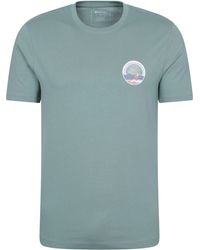 Mountain Warehouse - St Ives T-Shirt Cotton Breathable Everyday Summer Printed Tee - Lyst