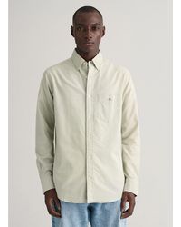 GANT - Milky Matcha Classic Oxford Shirt - Lyst