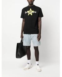 Palm Angels - Star Sprayed T Shirt - Lyst