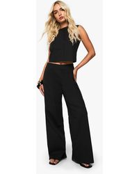 Boohoo - Boxy Poplin Structured Co-Ord - Lyst