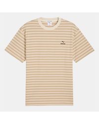 PUMA - Dortmund Mmq Striped T Shirt - Lyst