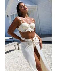 Penti - Long Jersey Beach Cover-Up With Slit - Lyst