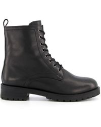 Dune - Prestin Lace-up Leather Boots - Lyst