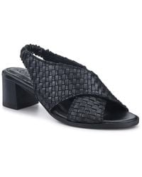 Jones Bootmaker - Jaguar Leather Block-Heeled Sandals - Lyst