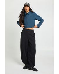 Boohoo - Tall Barrel Leg Jogger - Lyst