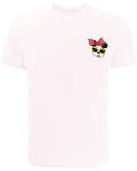 Disney - Tijdloos Minnie Mouse Oversized T-shirt (wit/zwart/roze) - Lyst