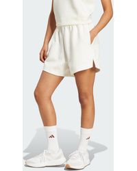 adidas - Soft Lux Loose Shorts - Lyst