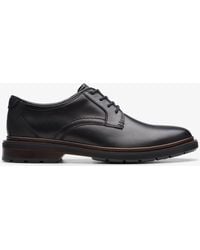 Clarks - Burchill Derby Leather Shoes - Lyst