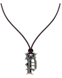 Police - 21917Ple-02 P Royal Gothic Pendant With Leather Cord Necklace - Lyst