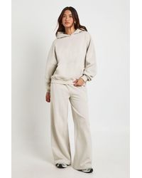 Boohoo - Boxy Hoodie And Straight Leg Jogger Tracksuit - Lyst