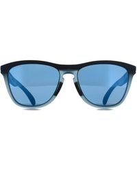 Oakley - Square Matte Prizm Sapphire Frogskins Range - Lyst