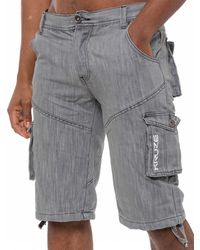 Kruze By Enzo - Cargo Combat Shorts - Lyst