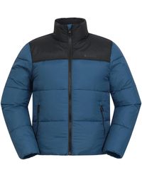 Mountain Warehouse - 'Voltage Ii' Padded Jacket With Zipped Pockets Water Resistant Coat Polyamide - Lyst