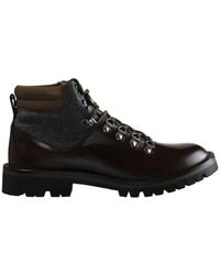 Hackett - Fox Group Hiking Boots Leather - Lyst