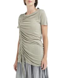 Brave Soul - Diana Short Sleeve T Shirt Casual Tops Drawstring Blouse Tee - Lyst