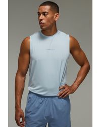 BoohooMAN - Common Pace Running Regular Fit Tank - Lyst