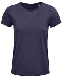 Sol's - Organic Cotton Crew Neck Tee - Lyst