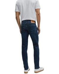 BOSS - Charleston Slim Fit Five Pocket Jeans - Lyst