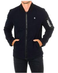 G-Star RAW - Overshirt Jacket With Elastic Collar And Inner Lining D02440 - Lyst