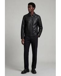 Weston - Reece Harrington Leather Jacket - Lyst