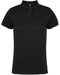 Asquith & Fox - Ladies Plain Short Sleeve Polo Shirt - Lyst