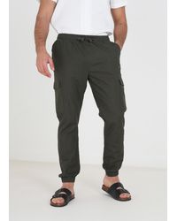 Brave Soul - 'Beach' Cotton Linen Blend Cargo Trousers - Lyst