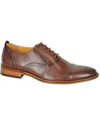 Goor - Capped Oxford Brogue Shoes - Lyst