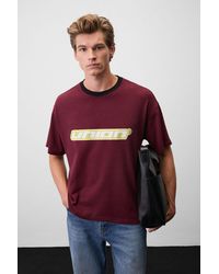 Grimelange - Printed Logo Crew Neck T-Shirt - Lyst