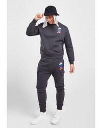 Nike - Standard Issue Crew Tracksuit - Lyst