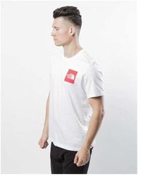 The North Face - Fine Short Sleeve T Shirt/ Cotton - Lyst