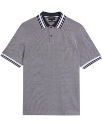 Ted Baker - Phenes Regular Fit Textured Polo Shirt - Lyst