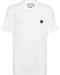 Philipp Plein - T-shirt Ronde Hals Monogram - Lyst