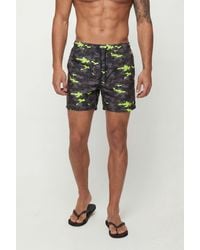 BoohooMAN - Camo Mid Length Swim Short - Lyst