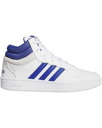 adidas - Hoops Mid Canvas Hi Top Sneakers - Lyst