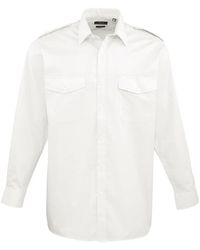 PREMIER - Long-Sleeved Pilot Shirt - Lyst